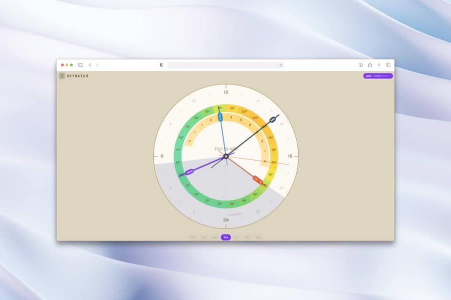 The Skywatch, one of my web tools