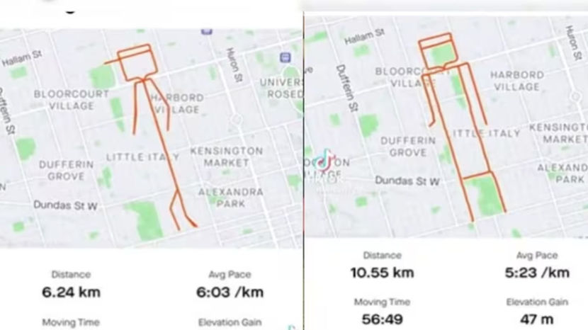 Strava Map Art