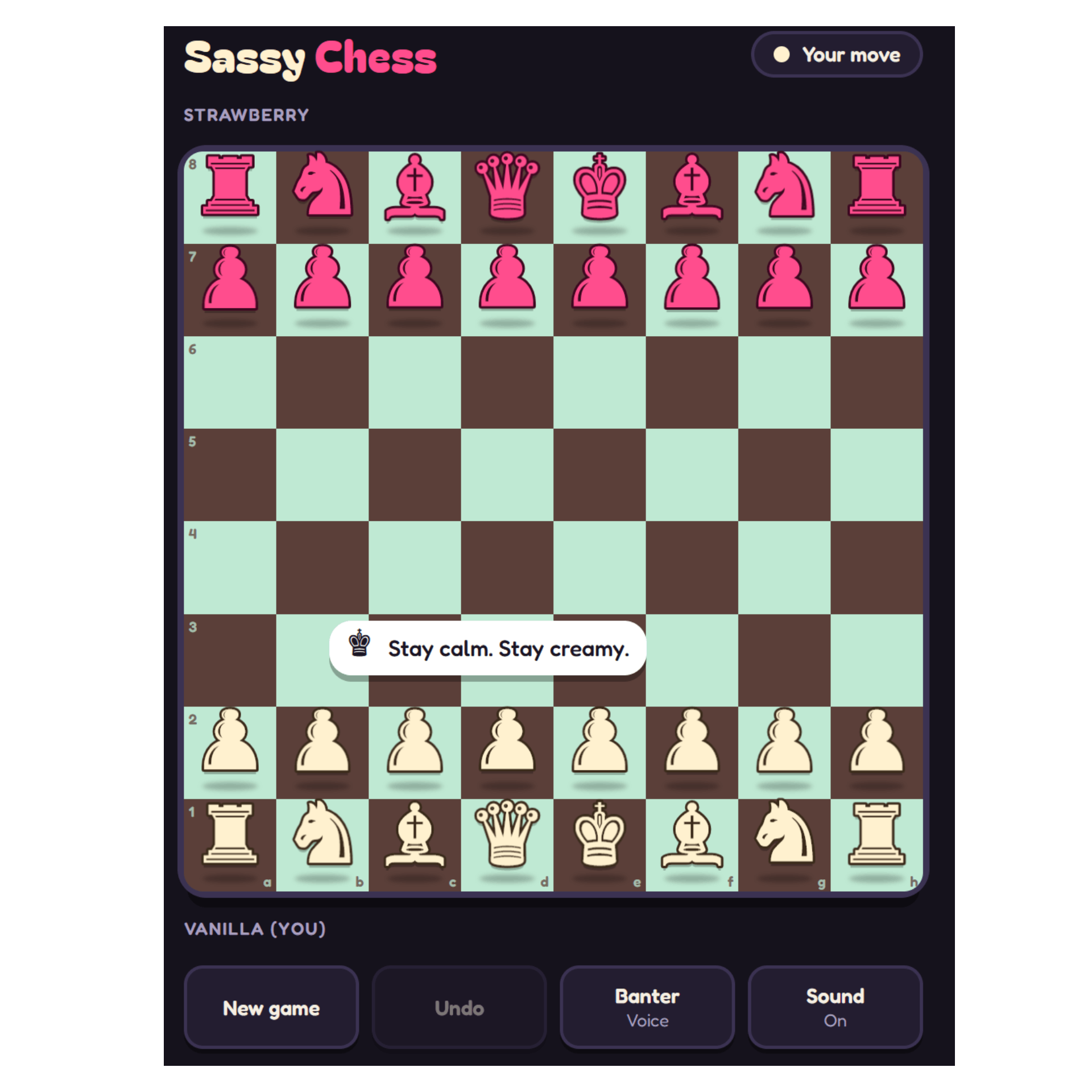 Chess, but Sassy