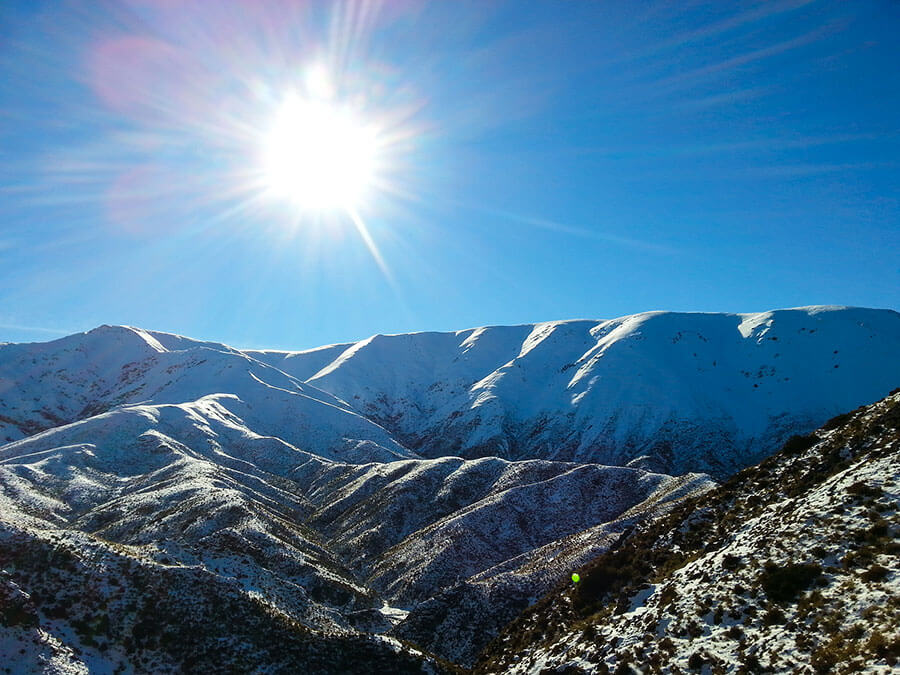 Looking across to Mt Winterslow