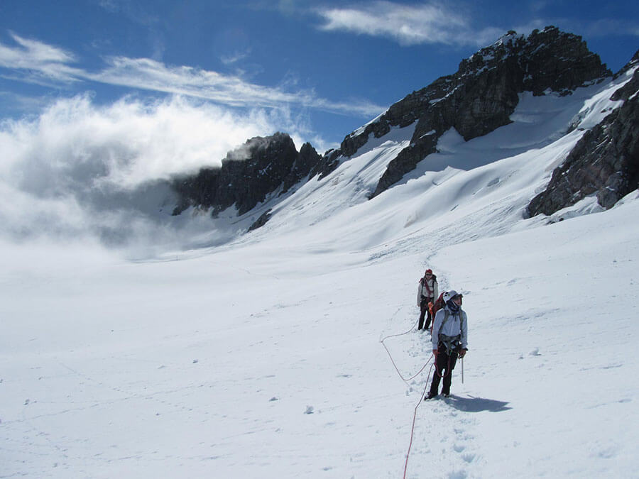 CheckinThe view back along the Devil's Backbone. g the navigation.