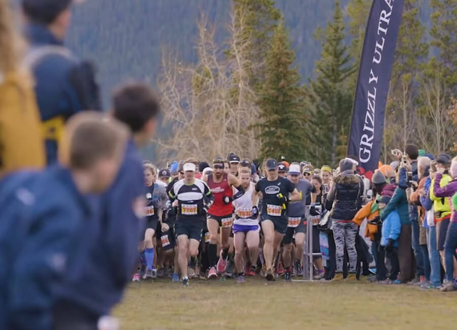 The start line of the 2015 Grizzly Ultra. 